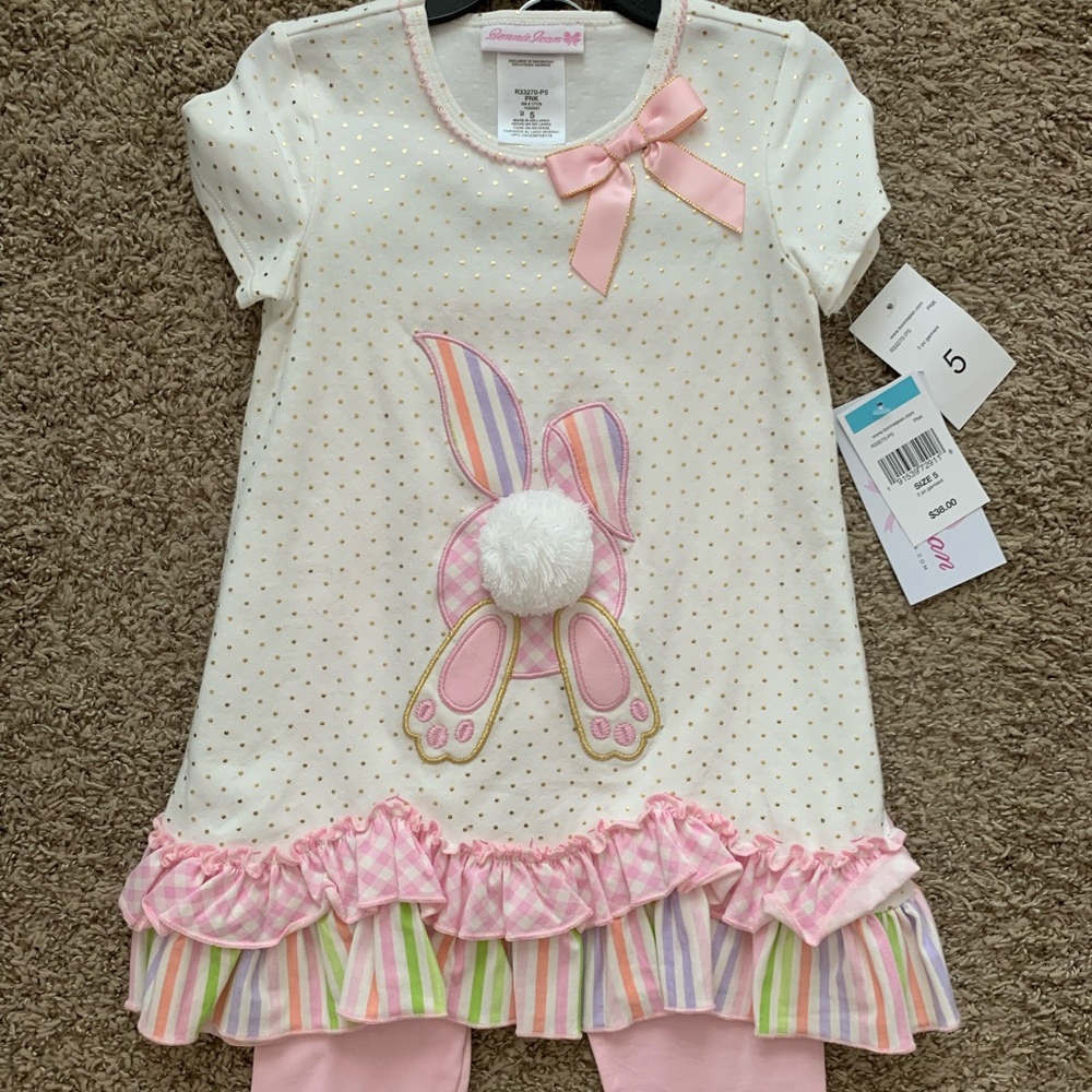 Brand new size 5 Bonnie Jean Easter outfit